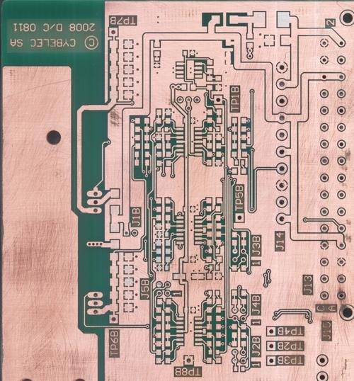 Double-sided multilayer pcb circuit board jigsaw rules and skills,Video home phone PCB Vendor